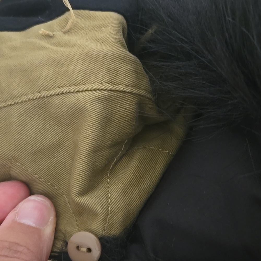 Ann Taylor LOFT Olive Faux Fur Hooded Jacket - Picture 6 of 16